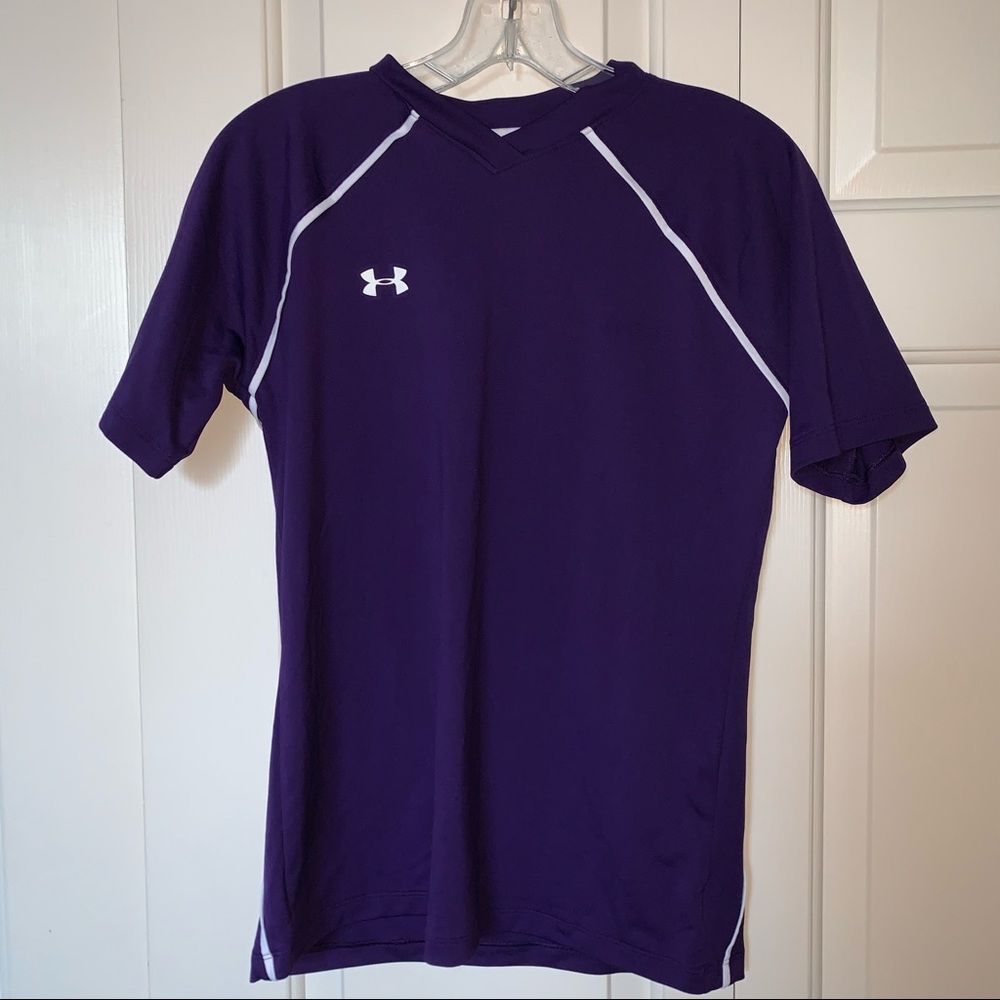 Under Armour purple t-shirt size small